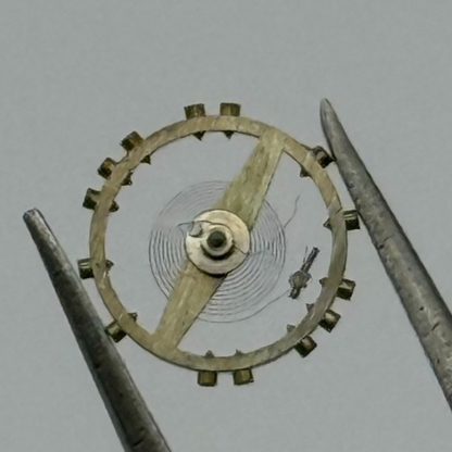 FEF 270 Balance Wheel Complete And Spring 5 1/4’’’ 173 Watch Movement Parts NOS