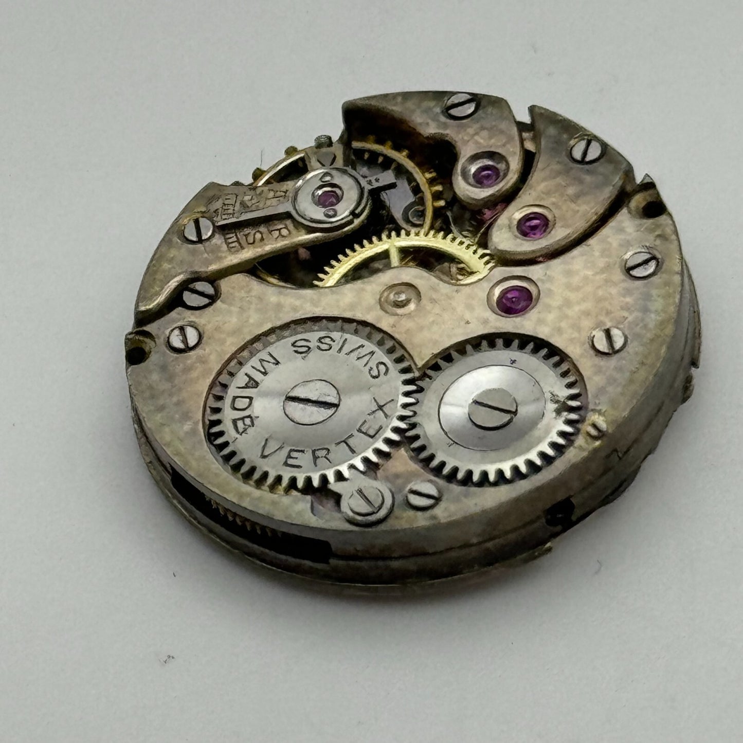 22mm High Grade Vertex Trench  Watch Movement Manual Wind Swiss Vintage PARTS