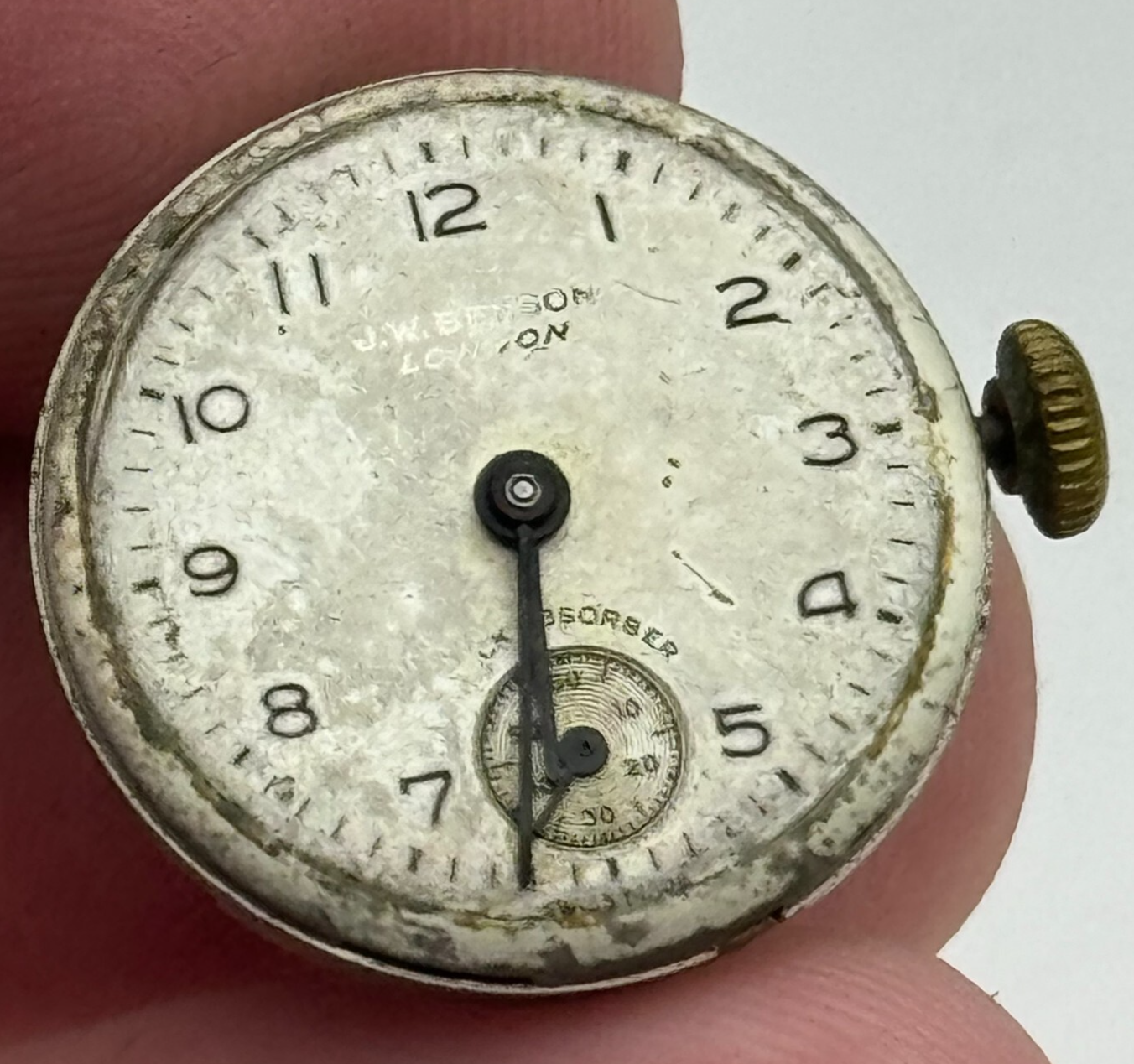 19.7mm J W Benson Cyma Tavannes 424K Manual Wind Watch Movement PARTS REPAIR