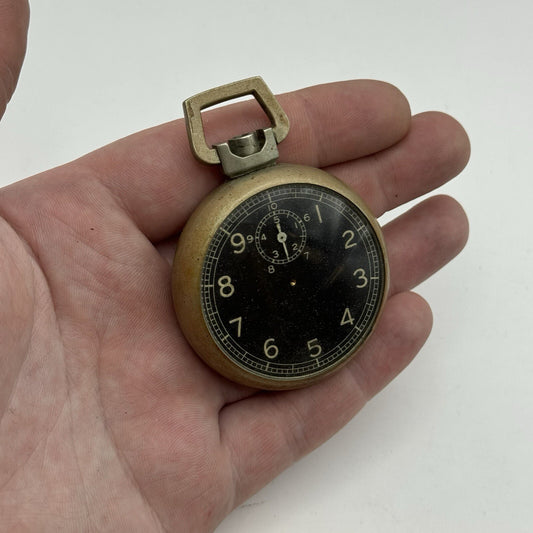 49mm 1940s Elgin USA Grade 582 Model 21 Star Case Co Stop Watch TO RESTORE
