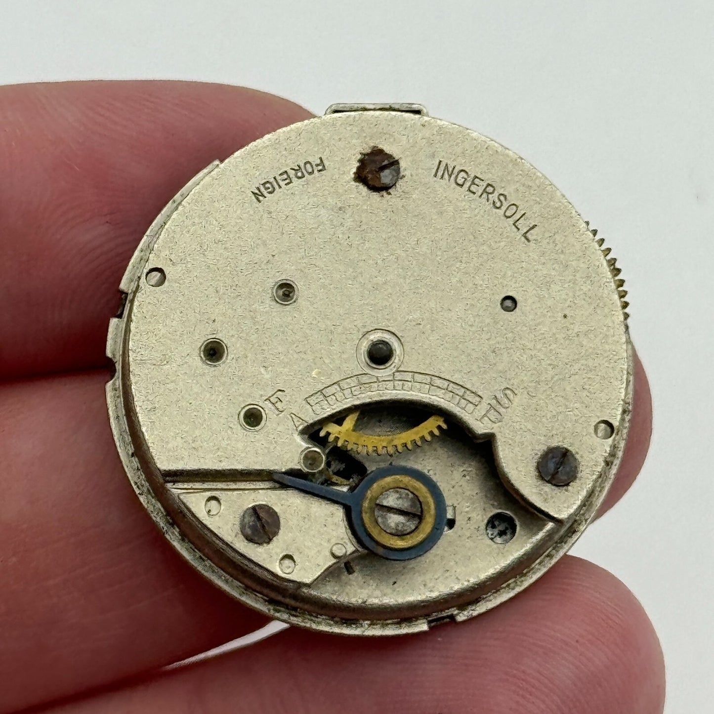 31mm Men's Ingersoll Sub Seconds Foreign Manual Wind Swiss Watch Movement PARTS