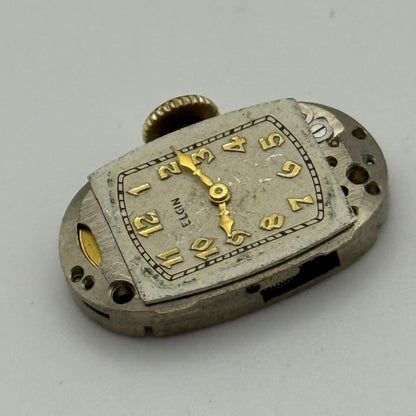 1938 Vintage 21/0s Elgin 541 Model 2 American Watch Movement PARTS REPAIR