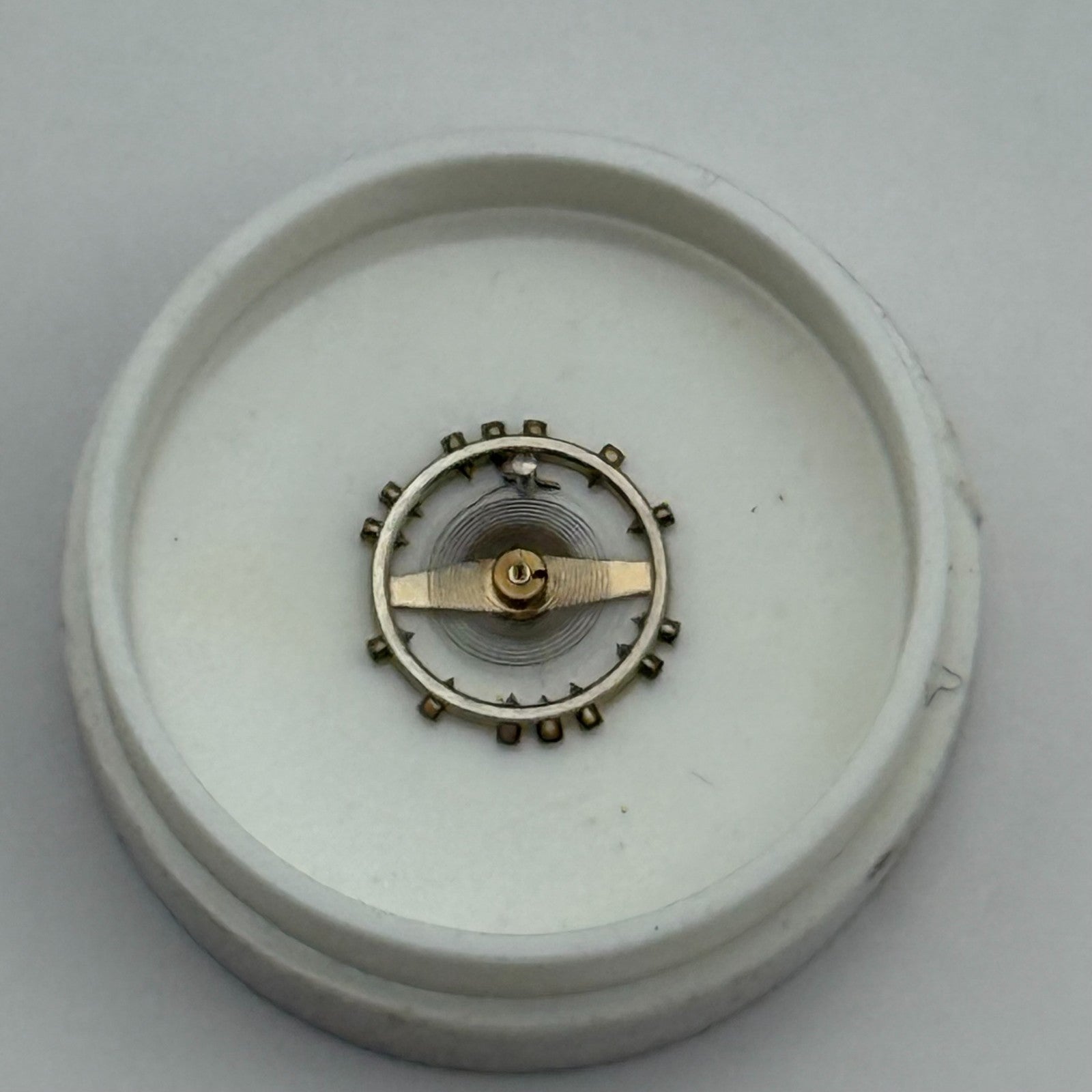 FHF 59-21 Balance Wheel Complete And Spring  Inca 1353 Watch Movement Parts NOS