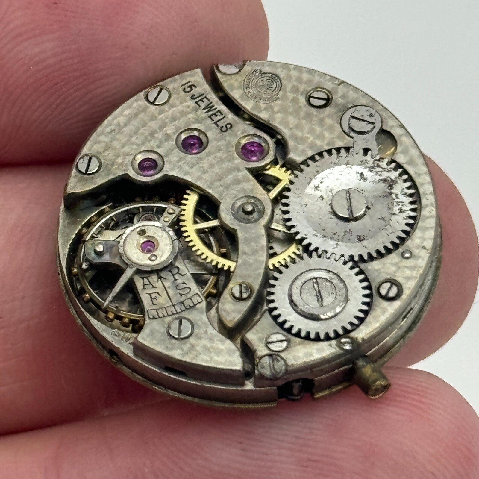 25mm Dreadnought 15 Jewels Swiss Trench Watch Movement Manual Wind PARTS SPARES