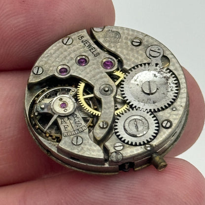 25mm Dreadnought 15 Jewels Swiss Trench Watch Movement Manual Wind PARTS SPARES