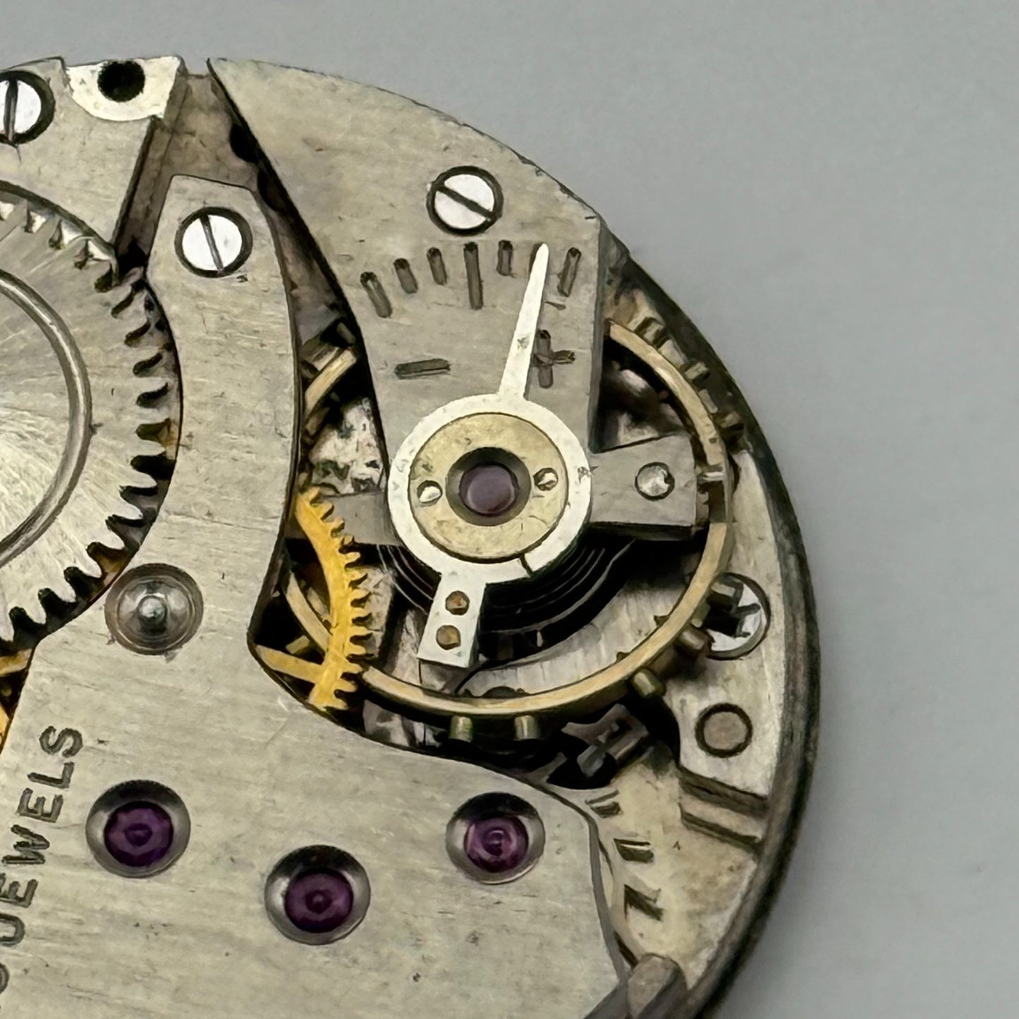 AS 1002 984 Watch Movement Minster Manual Wind Vintage Swiss Parts Repair 24mm