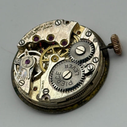 Majex Pierce 103 Watch Movement Running Manual Wind Vintage Parts Repair 23.6mm