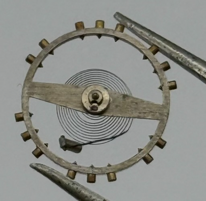 Felsa 690 Balance Wheel Complete And Spring Inca 188 M Watch Movement Parts