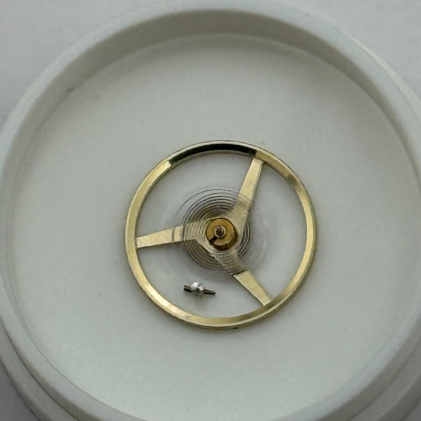 ETA 2487 Balance Wheel Complete And Spring  Ord + Inca 1269 M Watch Parts NOS