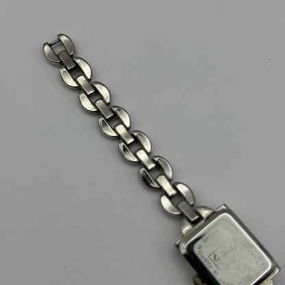 G-Body Time Ladies Quartz Watch White Dial Silver Tone Bracelet Working 19mm