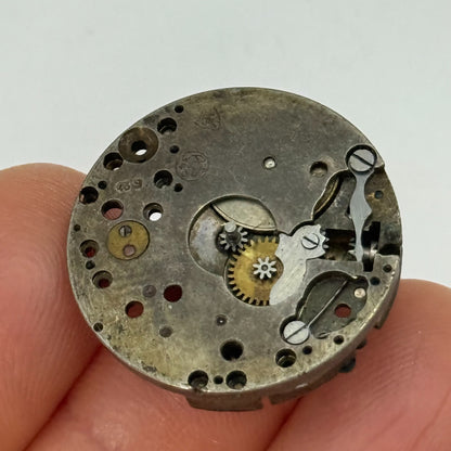 23.5mm Vintage AS 340 A Schild Partial Manual Wind Watch Movement PARTS REPAIR