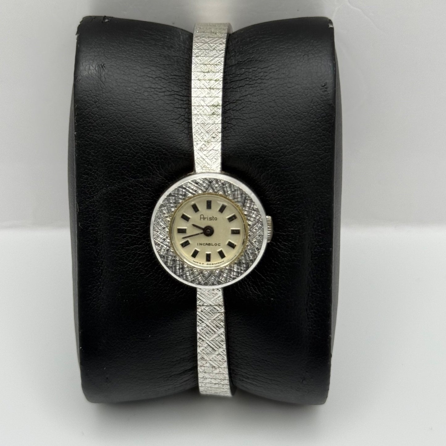 19mm Vintage Aristo Incabloc Rhodium Plated Ladies Manual Wind Watch PARTS