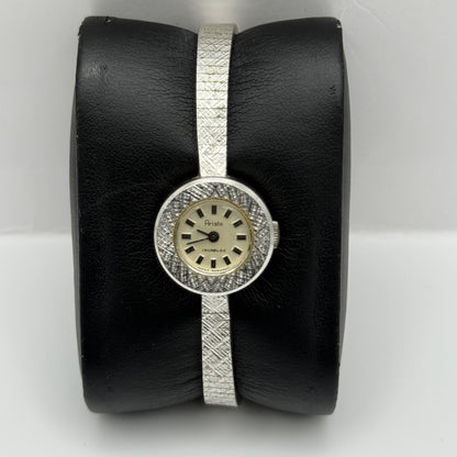 19mm Vintage Aristo Incabloc Rhodium Plated Ladies Manual Wind Watch PARTS
