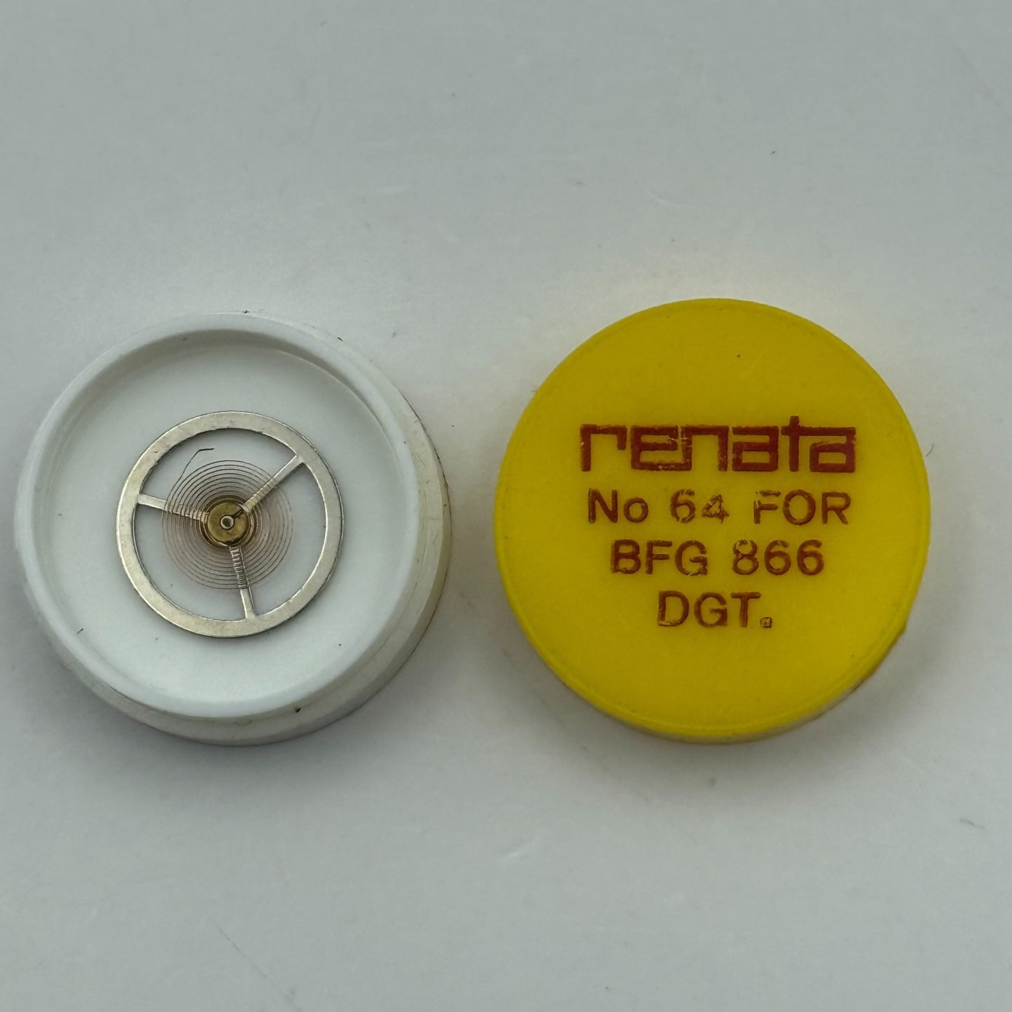 BFG 866 Balance Complete DGT. Renata 64 Watch Movement Parts Vintage NOS