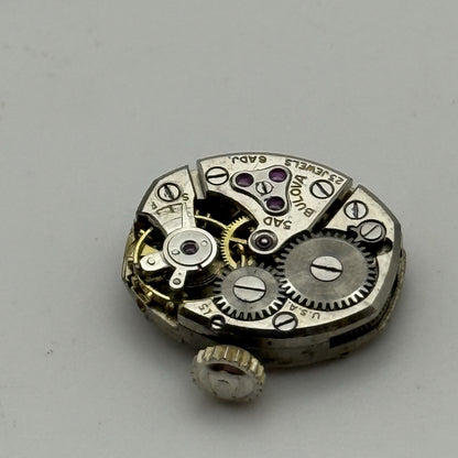 13.1mm Running Vintage Ladies Bulova 5AD Manual Wind Swiss Watch Movement PARTS