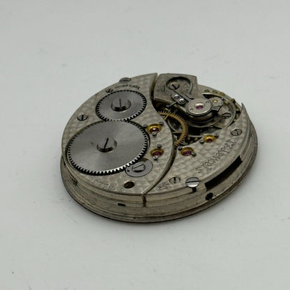 43.1mm Unidentified High Grade Open Face 17 Jewels Pocket Watch Movement PARTS