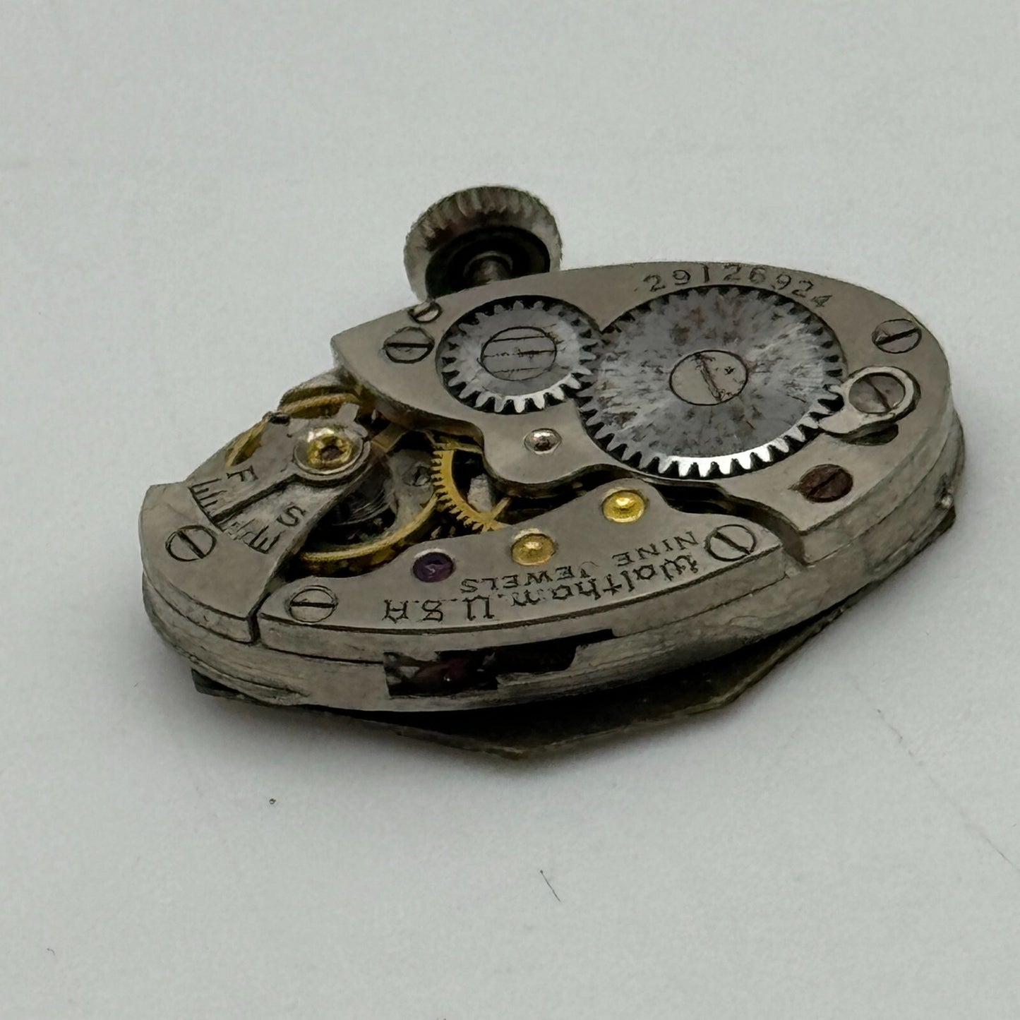 6.5L Waltham Grade No. 659 Model L-6.5 American Watch Movement PARTS SPARE