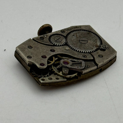 19mm Peseux P Rotary Maximus 15 Jewels Tank Manual Wind Watch Movement PARTS