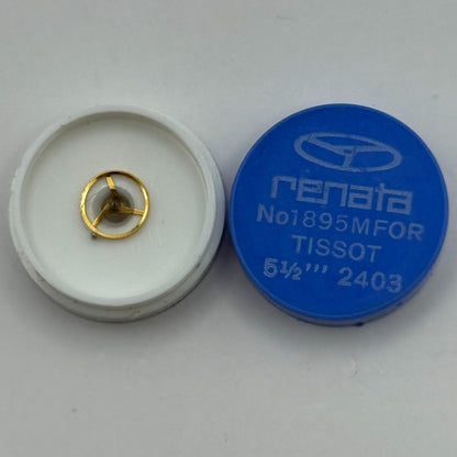 Tissot 2403 Balance Wheel Complete And Spring 5 1/2''' Watch Movement Parts 