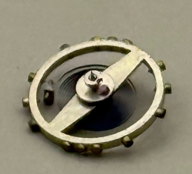 Peseux 100 Balance Wheel Complete And Spring  5¼’’’ 275 Watch Movement Parts NOS