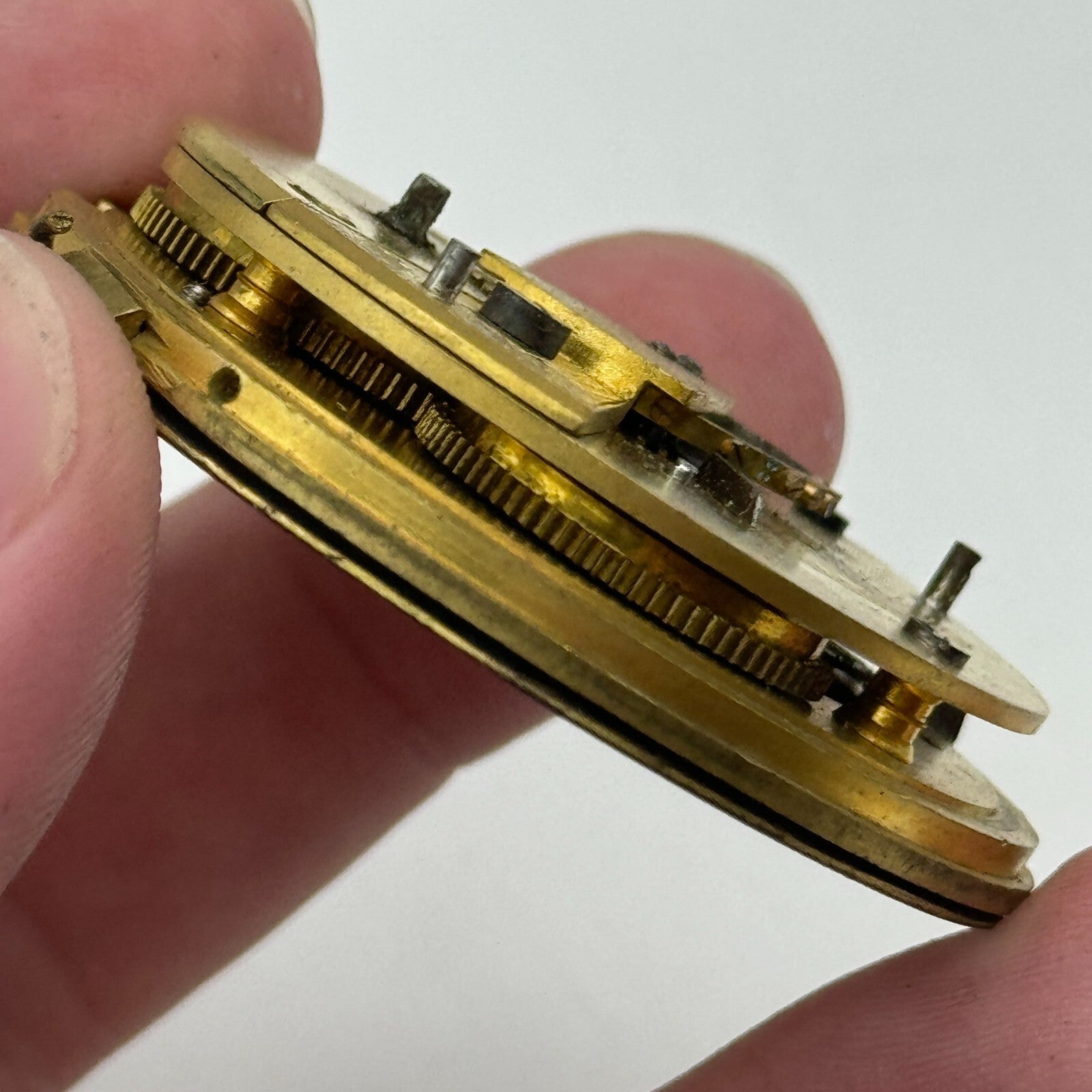 Antique 50mm Good Quality English Pocket Watch Movement Unidentified PARTS SPARE