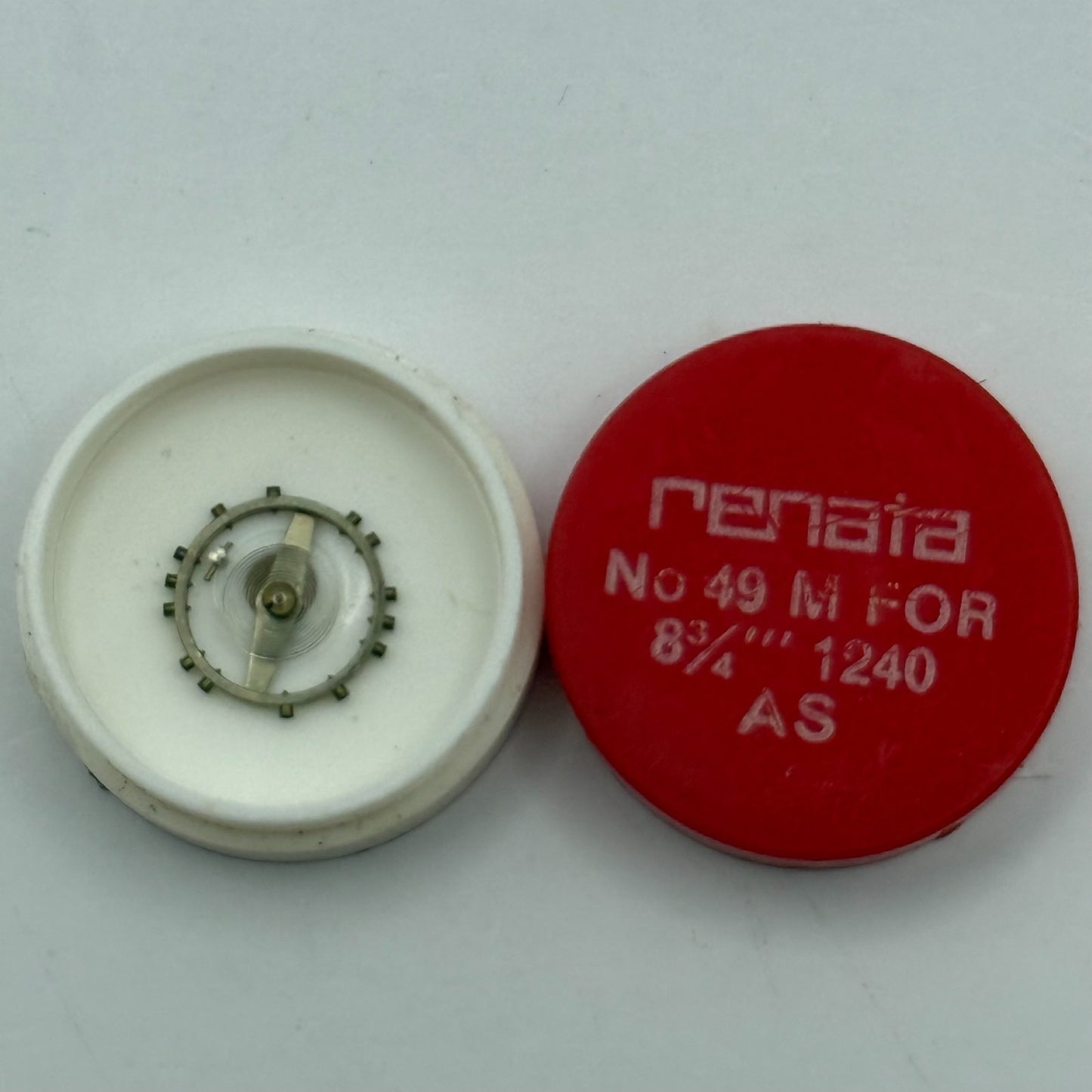 AS 1240 Balance Wheel Complete And Spring  8¾’’’ 49 M Watch Movement Parts NOS