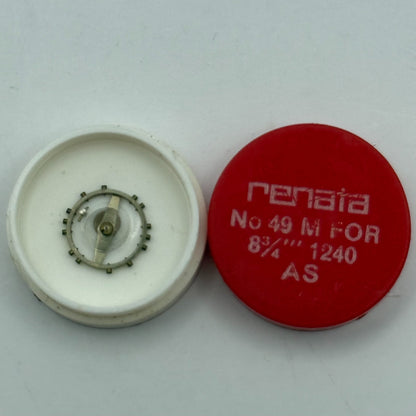 AS 1240 Balance Wheel Complete And Spring  8¾’’’ 49 M Watch Movement Parts NOS