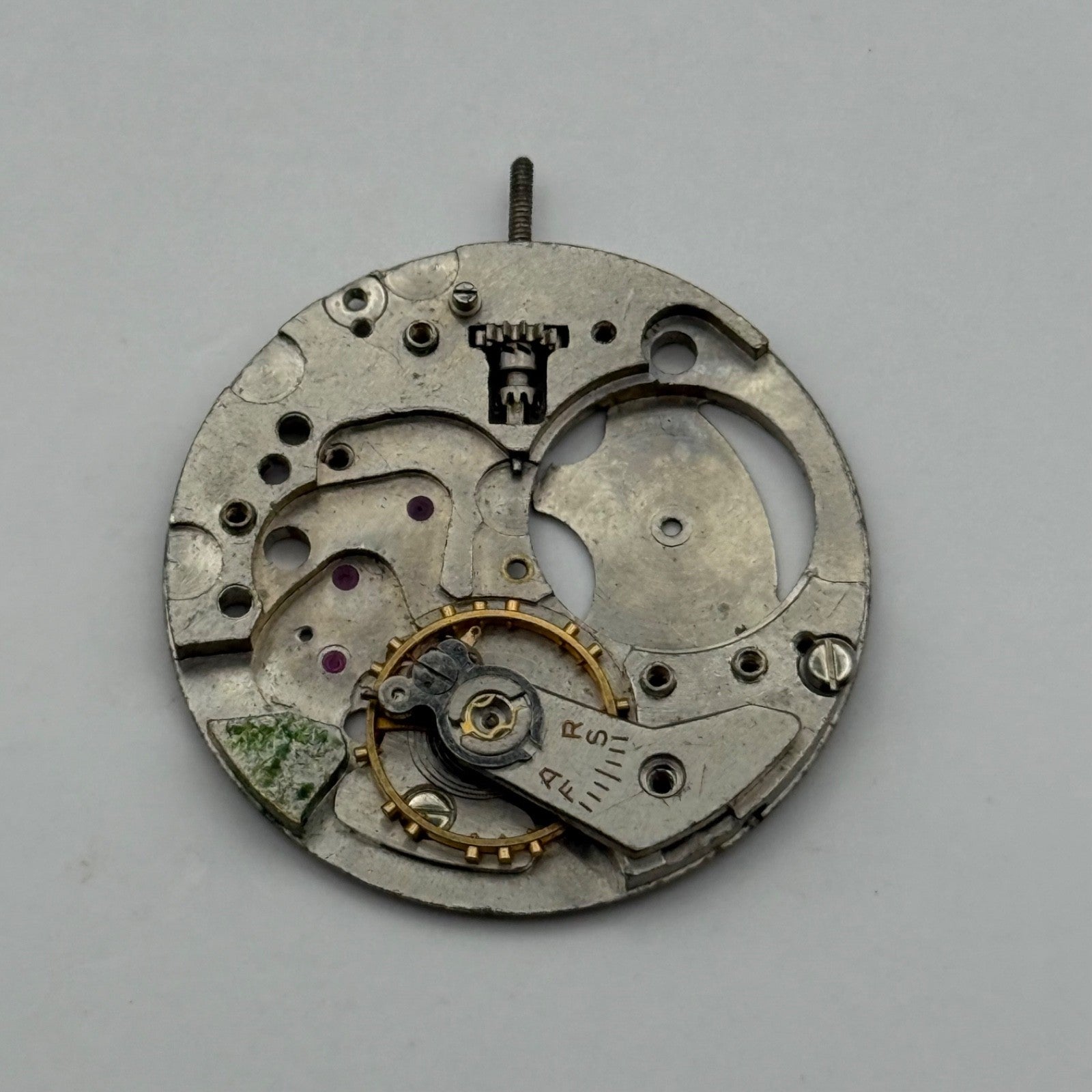 FHF 71 Watch Movement Manual Wind Vintage Swiss Incomplete Parts Repair 25.9mm