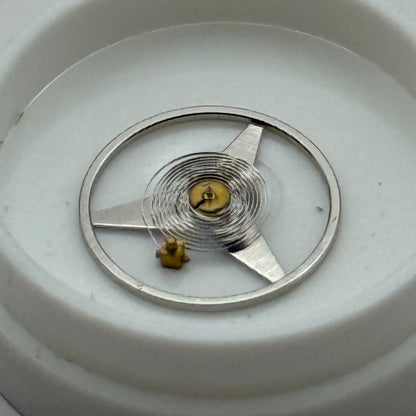 BRAC 2100 Balance Wheel Complete And Spring 9¼’’’  1852 M Watch Movement Parts 