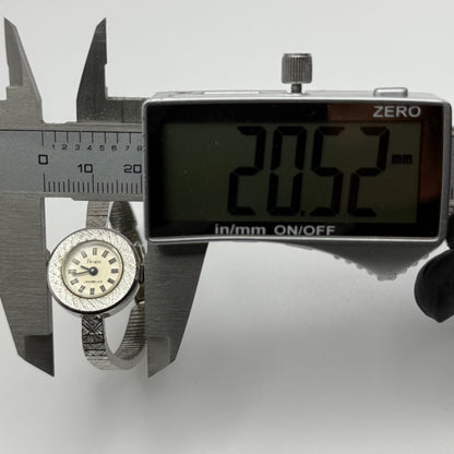 19mm Vintage Aristo Incabloc Rhodium Plated Ladies Manual Wind Watch PARTS