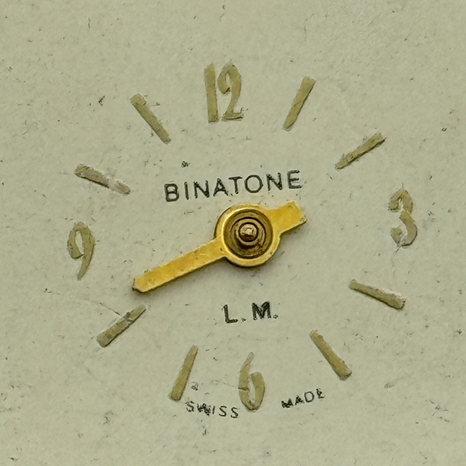 31.1mm Men's Burgana Binatone D 320 Manual Wind Swiss Watch Movement PARTS SPARE