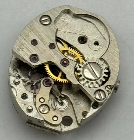 12.9mm Glashutte GUB 09-20 Ladies Manual Wind Watch Movement Vintage Swiss PARTS