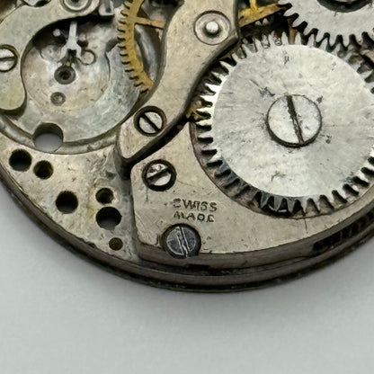 AS A Schild Watch Movement Manual Wind Vintage Swiss Parts Repair Spares 23.7mm