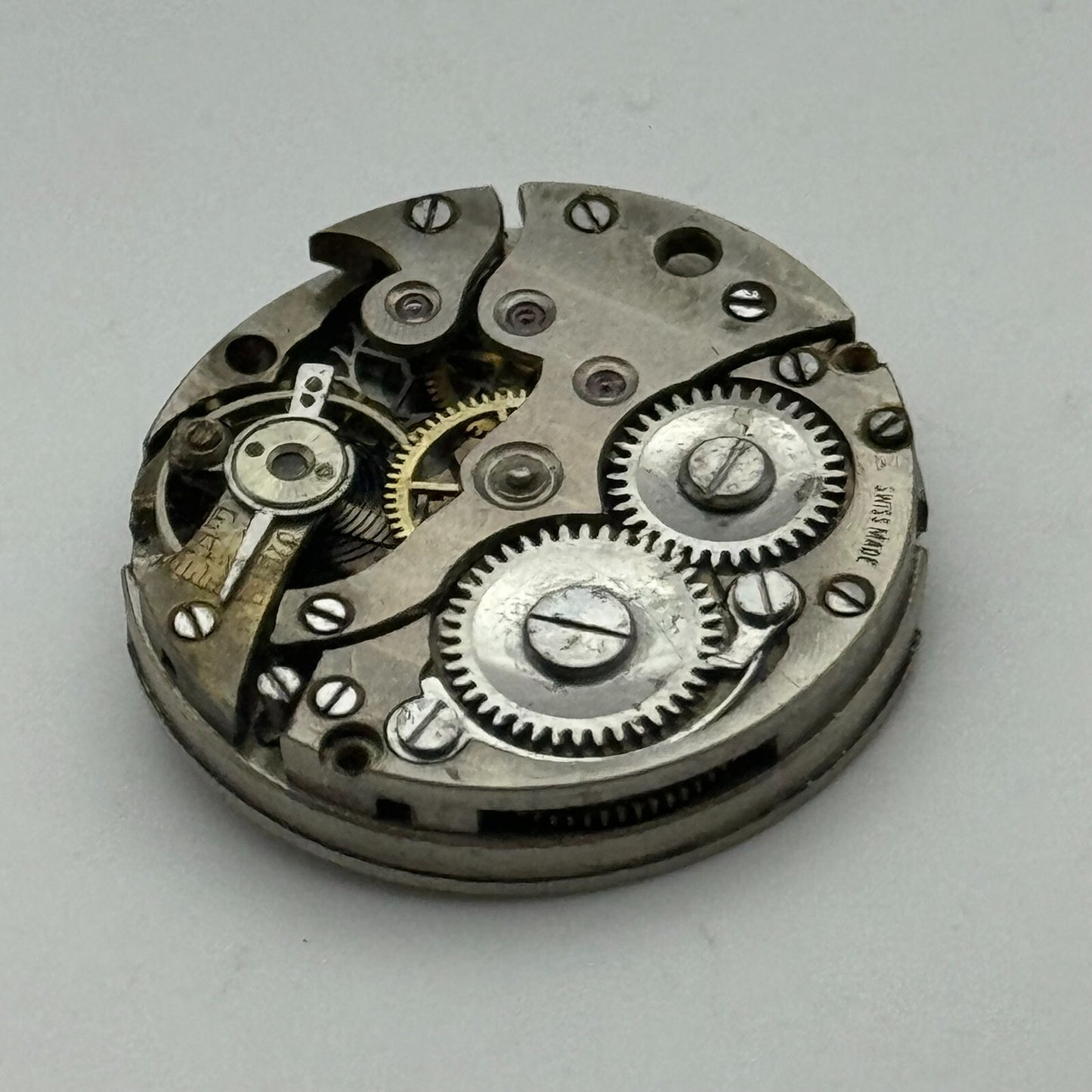 23.6mm GS Dubois SFG Manual Wind Watch Movement Vintage Swiss FOR PARTS SPARES