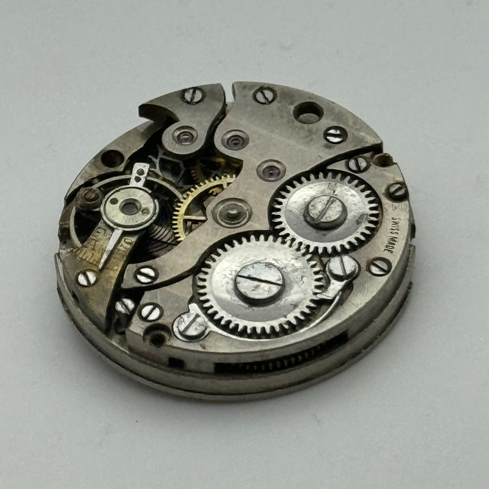 23.6mm GS Dubois SFG Manual Wind Watch Movement Vintage Swiss FOR PARTS SPARES