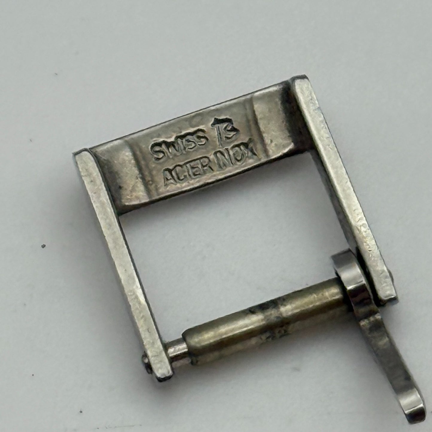 12mm Vintage Omega Watch Buckle Original Stainless Steel Acier Inox Swiss PARTS