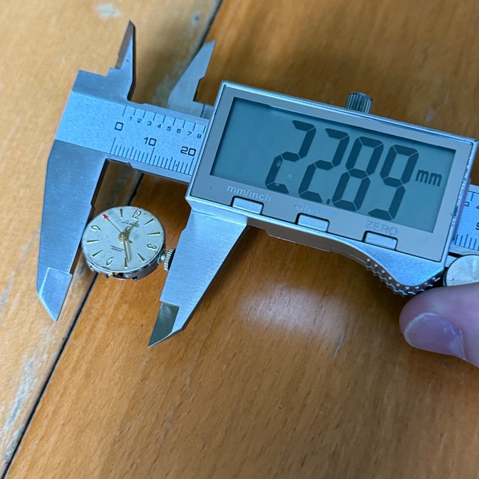 22mm Vintage Westclox La Salle Precision Jewelled Manual Wind Watch PARTS REPAIR