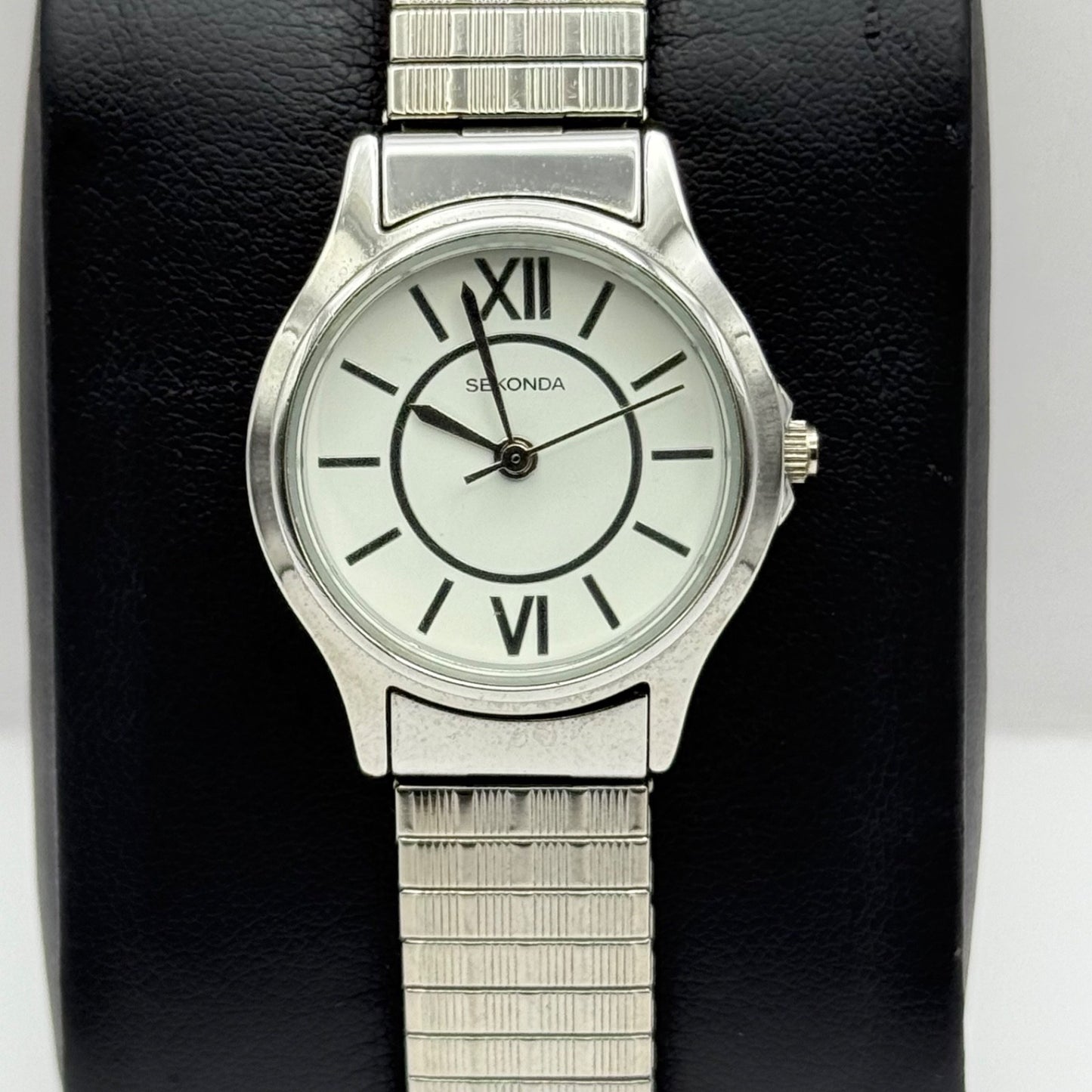 Sekonda Ladies Watch Quartz 4021B Japan Mvt Steel Expandable Working 25mm