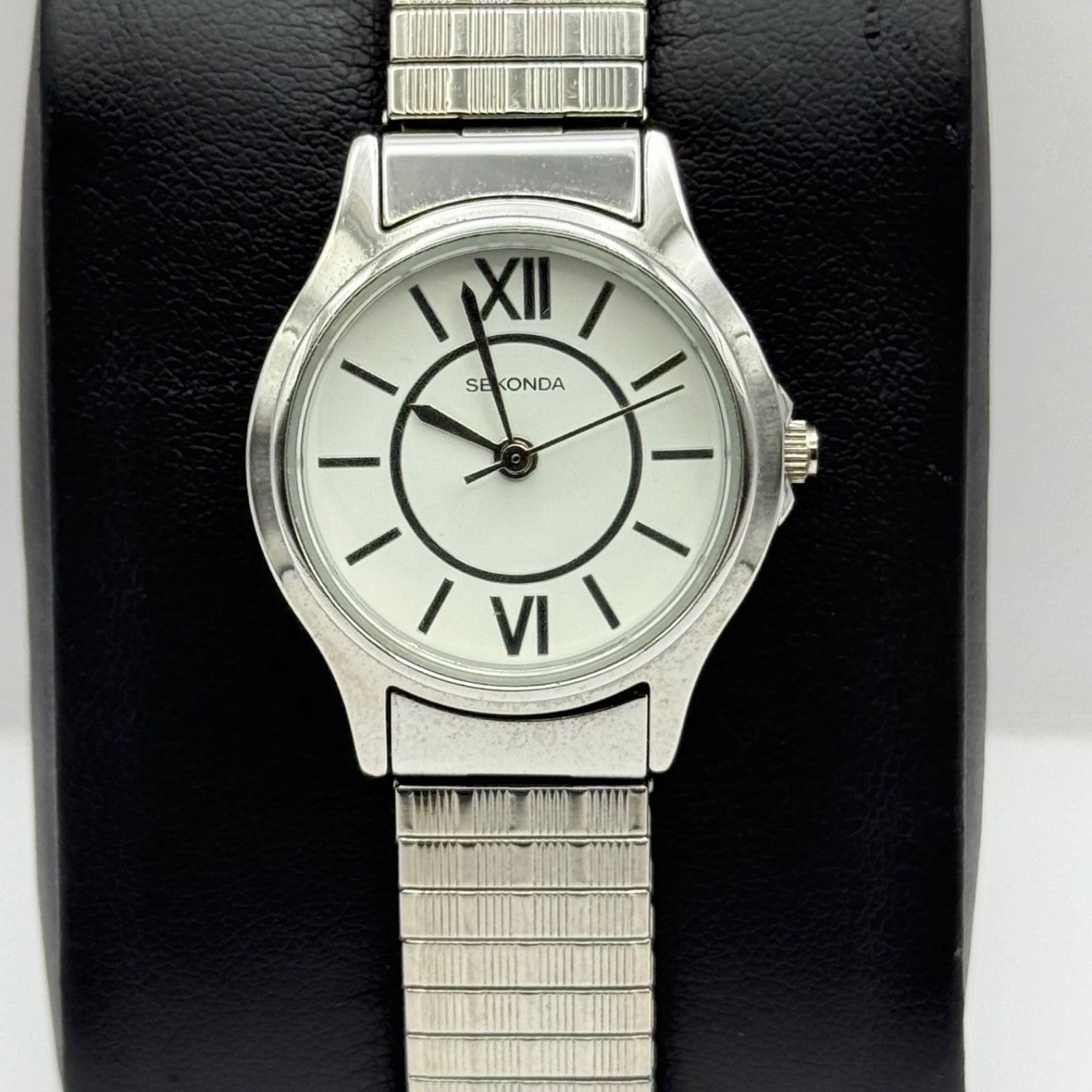Sekonda Ladies Watch Quartz 4021B Japan Mvt Steel Expandable Working 25mm