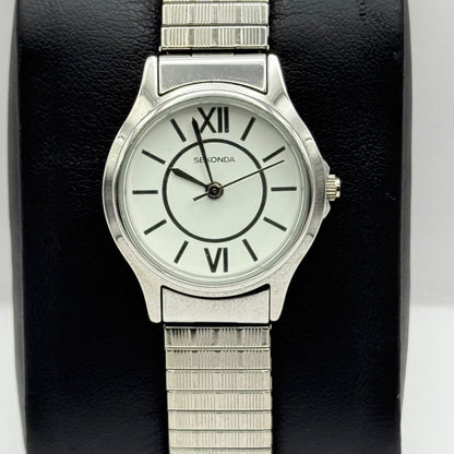 Sekonda Ladies Watch Quartz 4021B Japan Mvt Steel Expandable Working 25mm