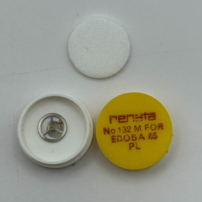 Ebosa 85 Balance Wheel Complete And Spring  132 M Watch Movement Parts NOS