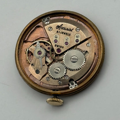 ETA 2409 Watch Movement Accurist Manual Wind Vintage Swiss Parts Repair 29.4mm