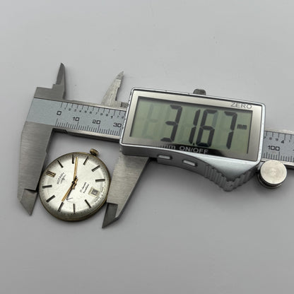 AS 2061 Date Watch Movement Rotary Manual Wind Vintage Swiss Parts Repair 25.5mm