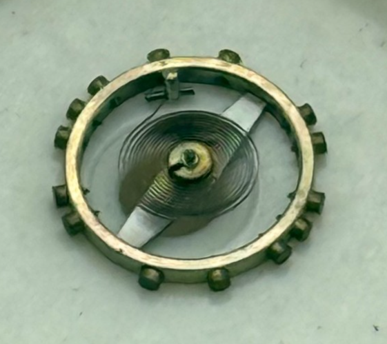 AS 976 1012 Balance Wheel Complete And Spring Inca 532 M Watch Movement Parts 