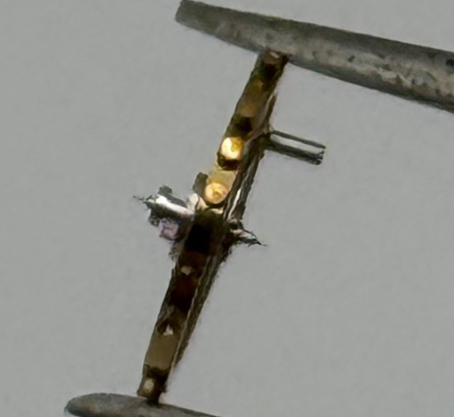 FHF 57-21 Balance Wheel Complete And Spring 6 3/4''' 1361 Watch Movement Parts 