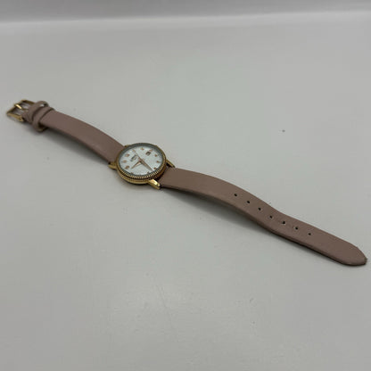 27mm Working Ladies Limit Mother Of Pearl Date Dial C-VJ22 Pink Quartz Watch