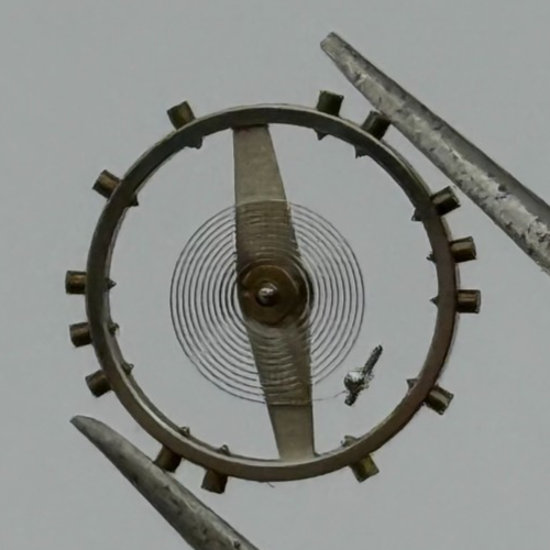 ETA 1260 Balance Wheel Complete And Spring 10 1/2’’’ 164 M Watch Movement Parts