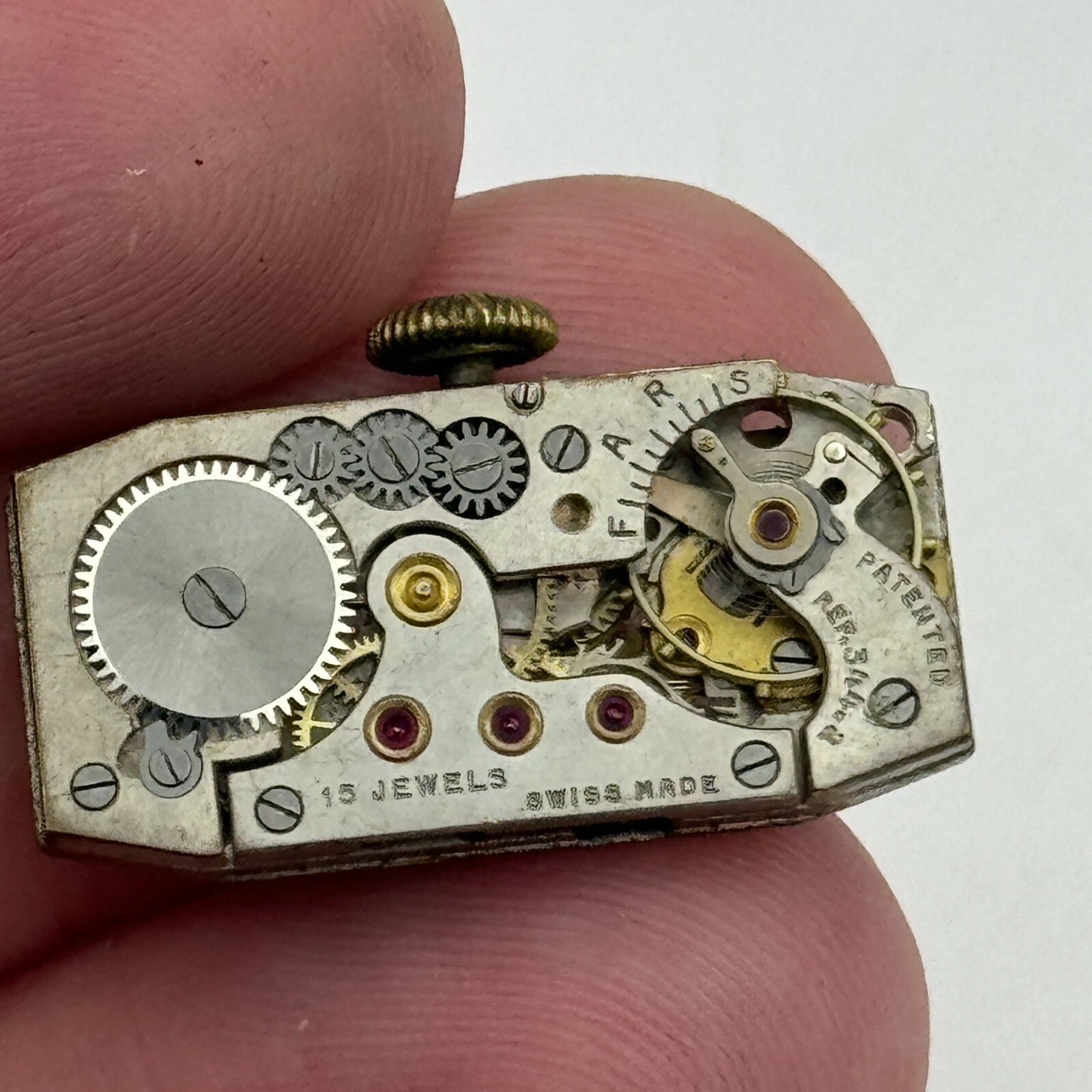 12.6mm Ladies Cyma 344.a Balance Ok Manual Wind Watch Movement Vintage PARTS