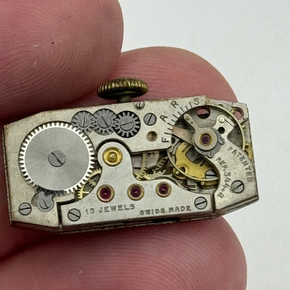 12.6mm Ladies Cyma 344.a Balance Ok Manual Wind Watch Movement Vintage PARTS