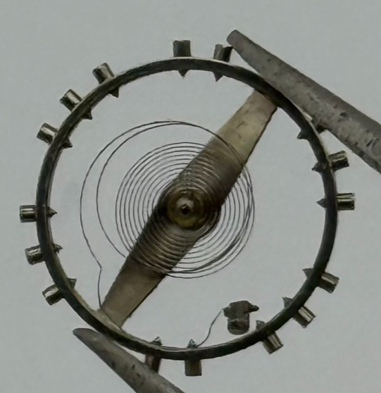 Felsa 4000 4010 Inca Balance Wheel Complete And Spring 1435 Watch Movement Parts